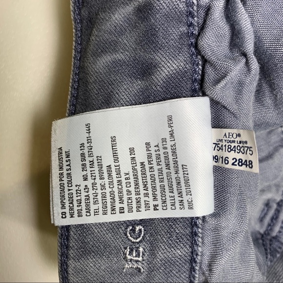 American Eagle Womens Super Stretch Jegging Gray 2 - Picture 7 of 9